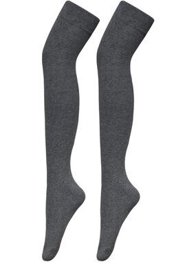 Cozy Cotton Thigh High Socks | Warm Over the Knee Stockings & Leg Warmers